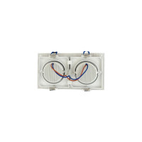 SPOT RECUADO DUPLO QUADRADO 10W BRANCO - BRANCO FRIO 6500K SPOT RECUADO DUPLO QUADRADO 10W BRANCO - BRANCO FRIO 6500K