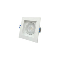 SPOT RECUADO QUADRADO 5W BRANCO - BRANCO FRIO 6500K SPOT RECUADO QUADRADO 5W BRANCO - BRANCO FRIO 6500K