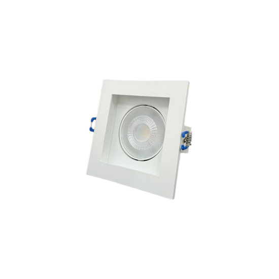 SPOT RECUADO QUADRADO 5W BRANCO - BRANCO FRIO 6500K SPOT RECUADO QUADRADO 5W BRANCO - BRANCO FRIO 6500K