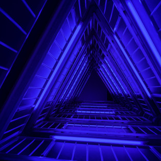 LAMPADA TUBULAR AZUL LED 18W 1.20MT