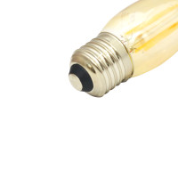LAMPADA VELA FILAMENTO LED BRANCO QUENTE 2300K 4W E27 LAMPADA VELA FILAMENTO LED BRANCO QUENTE 2300K 4W E27