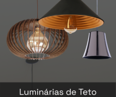 Pendentes e Luminárias de teto 