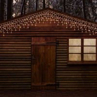 10m Cascata decorativa Natal Fixa ou Multifunção 10 metros 400 leds proteção contra chuva para uso interno ou externo 10m Cascata decorativa Natal Fixa ou Multifunção 10 metros 400 leds proteção contra chuva para uso interno ou externo