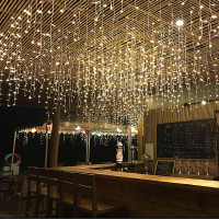 10m Cascata decorativa Natal Fixa ou Multifunção 10 metros 400 leds proteção contra chuva para uso interno ou externo 10m Cascata decorativa Natal Fixa ou Multifunção 10 metros 400 leds proteção contra chuva para uso interno ou externo