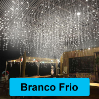 10m Cascata decorativa Natal Fixa ou Multifunção 10 metros 400 leds proteção contra chuva para uso interno ou externo 10m Cascata decorativa Natal Fixa ou Multifunção 10 metros 400 leds proteção contra chuva para uso interno ou externo