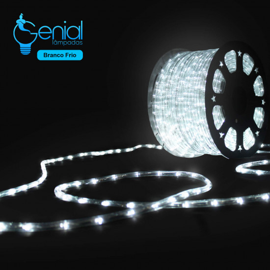 100m Mangueira redonda Luminosa LED Decoração, Sanca e Natal - ganhe 5 plugs/conectores 100m Mangueira redonda Luminosa LED Decoração, Sanca e Natal - ganhe 5 plugs/conectores