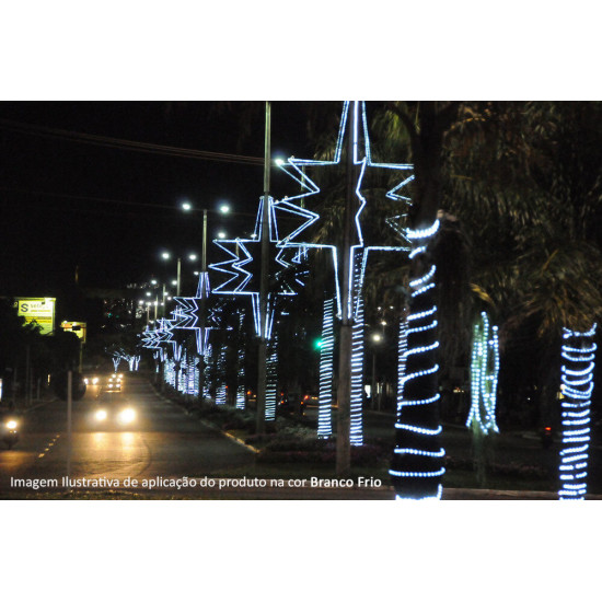 100m Mangueira redonda Luminosa LED Decoração, Sanca e Natal - ganhe 5 plugs/conectores 100m Mangueira redonda Luminosa LED Decoração, Sanca e Natal - ganhe 5 plugs/conectores