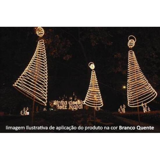 100m Mangueira redonda Luminosa LED Decoração, Sanca e Natal - ganhe 5 plugs/conectores 100m Mangueira redonda Luminosa LED Decoração, Sanca e Natal - ganhe 5 plugs/conectores