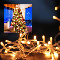 9m Luz de Natal Pisca Pisca Led cordão decorativo Natal colorido ou branco 9 Metros proteção contra chuva para uso interno ou externo 9m Luz de Natal Pisca Pisca Led cordão decorativo Natal colorido ou branco 9 Metros proteção contra chuva para uso interno ou externo