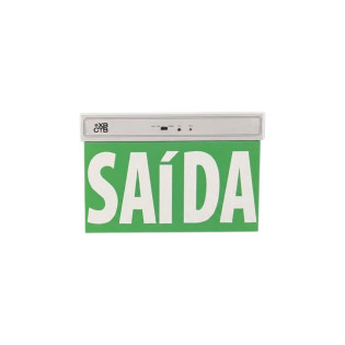 LUMINARIA DE EMERGENCIA SAIDA (VERDE)