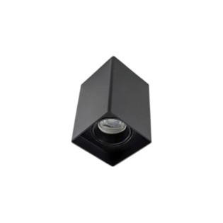 SPOT DE SOBREPOR QUADRADO PRETO MR16