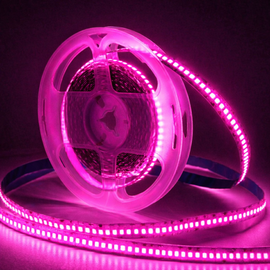 FITA DE LED 240LEDS P/ METRO LED 12V 5M 10MM ROSA