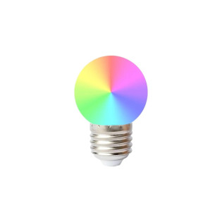 LAMPADA LED G45 BOLINHA COLORIDA COM CONTROLE 220V LAMPADA LED G45 BOLINHA COLORIDA COM CONTROLE 220V