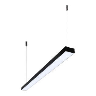 PENDENTE SLIM LINEAR 45W PRETO BRANCO QUENTE