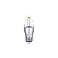  LAMPADA VELA LED 4W E27 BRANCO QUENTE 