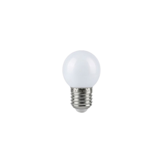 LAMPADA BOLINHA COLORIDA G45 3W BRANCO FRIO