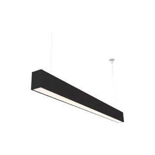 PENDENTE SLIM LINEAR 40W PRETO BRANCO QUENTE