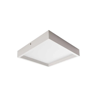 PAINEL DE LED SOBREPOR RECUADO KAIS 18W QUADRADO BRANCO QUENTE