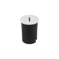BALIZADOR DE PAREDE DE EMBUTIR REDONDO LED 3W BRANCO