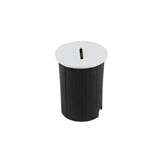 BALIZADOR DE PAREDE DE EMBUTIR REDONDO LED 3W BRANCO