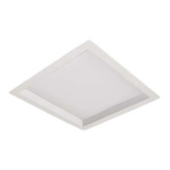 LUMINARIA PLAFON LED LOW FRAME EMBUTIR 12W QUADRADO BRANCO FRIO