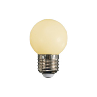 MINI BULBO BOLINHA 1W BRANCO QUENTE 220V