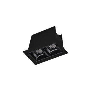 SPOT DE EMBUTIR PICCO 4W PRETO BRANCO QUENTE