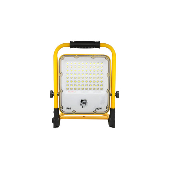 REFLETOR HOLOFOTE LED COM BATERIA 200W