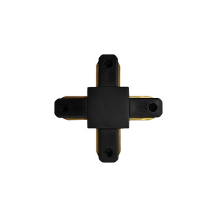 EMENDA PARA TRILHO ELETRIFICADO X PRETO EMENDA PARA TRILHO ELETRIFICADO X PRETO