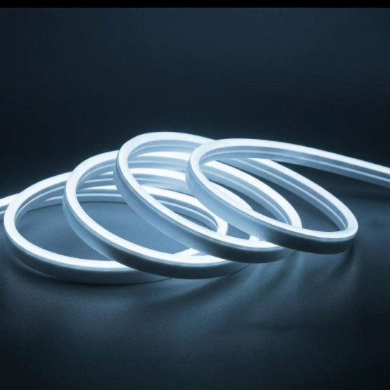 FITA NEON LED 127V 5M 12MM IP65 GELO