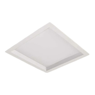 LUMINARIA PLAFON LED LOW FRAME EMBUTIR 18W QUADRADO BRANCO NEUTRO