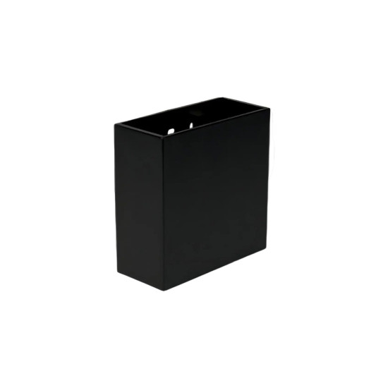 ARANDELA DE PAREDE LED VERSATIL 4W PRETA BRANCO QUENTE 