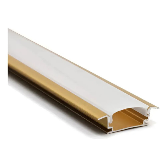 PERFIL DE EMBUTIR 30X10 2M DOURADO