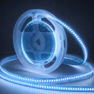 FITA DE LED 240LEDS P/ METRO LED 12V 5M 10MM AZUL BEBÊ