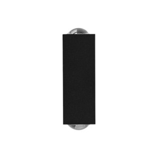 ARANDELA DE PAREDE LED FLASH 6W PRETA BRANCO QUENTE
