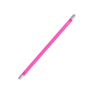  LAMPADA TUBULAR LED COLORIDA ROSA 18W