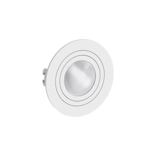 SPOT EMBUTIR PARA AR70 REDONDO PLANO BRANCO