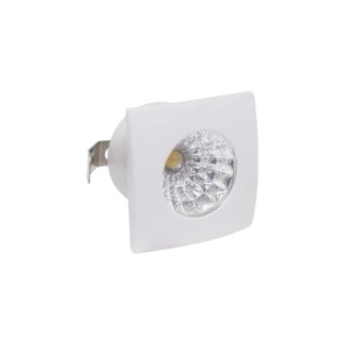 MINI SPOT PARA MARCENARIA CTB 1W QUADRADO BRANCO BRANCO QUENTE MINI SPOT PARA MARCENARIA CTB 1W QUADRADO BRANCO BRANCO QUENTE
