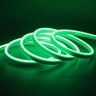 FITA NEON LED 127V 5M 12MM IP65 VERDE