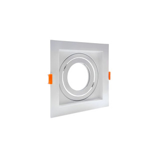 SPOT EMBUTIR RECUADO QUADRADO PARA PAR30 BRANCO