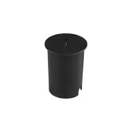 BALIZADOR DE PAREDE DE EMBUTIR REDONDO LED 3W PRETO