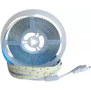 FITA LED 127V 240 LEDS 10M BRANCO QUENTE IP44 SMD