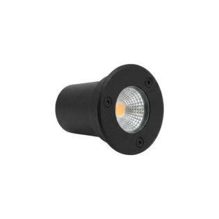 BALIZADOR DE SOLO 3W REDONDO PRETO