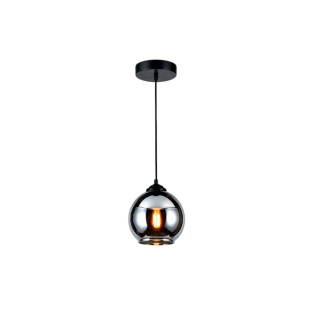 LUMINARIA PENDENTE GLOBO FUME