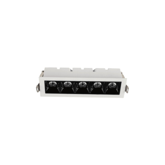 SPOT PICCO DE EMBUTIR 5 PONTOS 10W BRANCO COM FUNDO PRETO SPOT PICCO DE EMBUTIR 5 PONTOS 10W BRANCO COM FUNDO PRETO