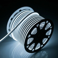 FITA NEON LED 100 METROS 127V 8MM IP65 BRANCO FRIO
