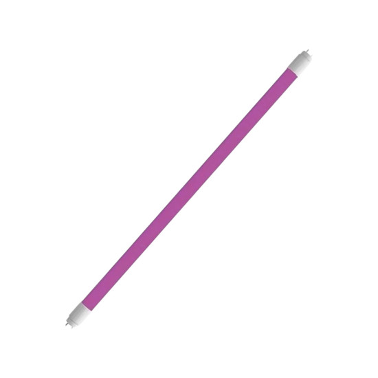 LAMPADA TUBULAR LED COLORIDA ROXA 18W