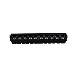 SPOT PICCO DE EMBUTIR 10 PONTOS 20W PRETO