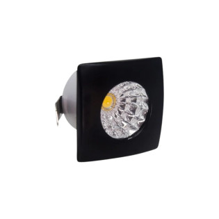 MINI SPOT PARA MARCENARIA CTB 1W QUADRADO PRETO BRANCO QUENTE MINI SPOT PARA MARCENARIA CTB 1W QUADRADO PRETO BRANCO QUENTE