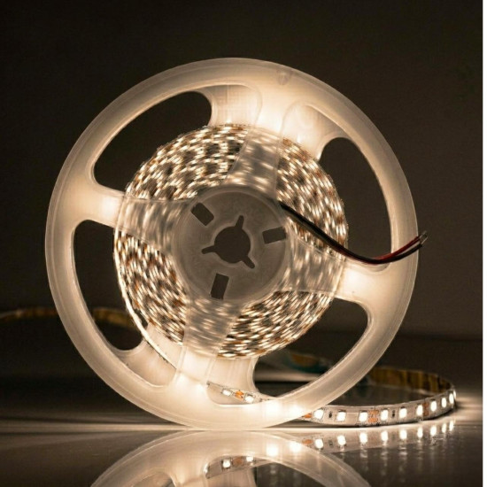 FITA DE LED 120LEDS P/ METRO 24V 5M BRANCO NEUTRO 8MM